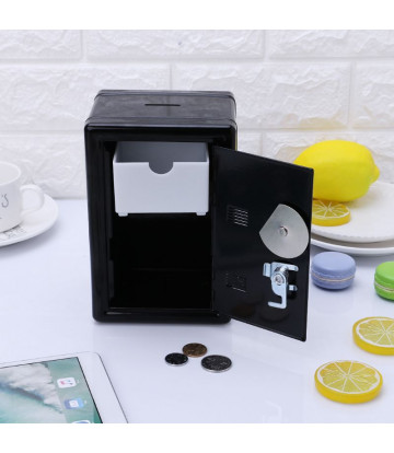 Nouveau coffre-fort Sécurité Métal Argent Dépôt bancaire Cash Savings Saving Box 2 clés