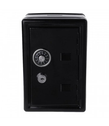 Nueva seguridad segura Metal Money Bank Deposit Cash Savings Box 2 Llaves