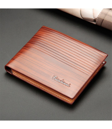 Vintage Men Leather Wallet Short Slim Male Purses Money Credit Card Holders Men Wallet Money Bag T002